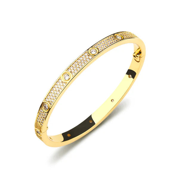 GOLD DELUXE ETERNITY LINK BRACELET