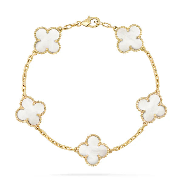 FLORAL BEAUTY BRACELET - WHITE