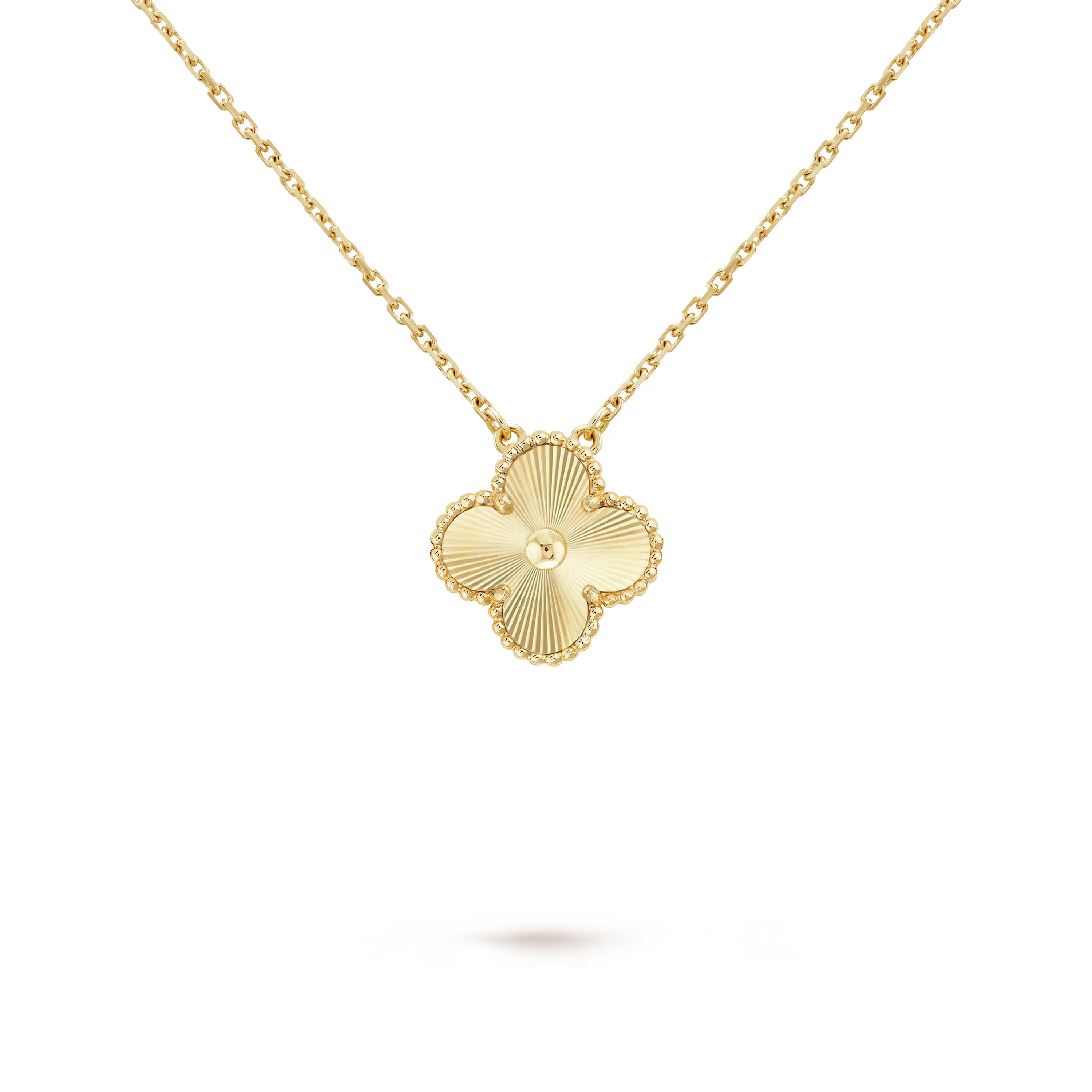 FOUR-LEAF CLOVER NECKLACE- GOLD